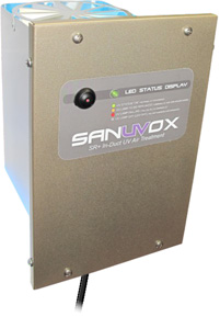 Image of Sanuvox Ultraviolet unit to improve indoor air quality