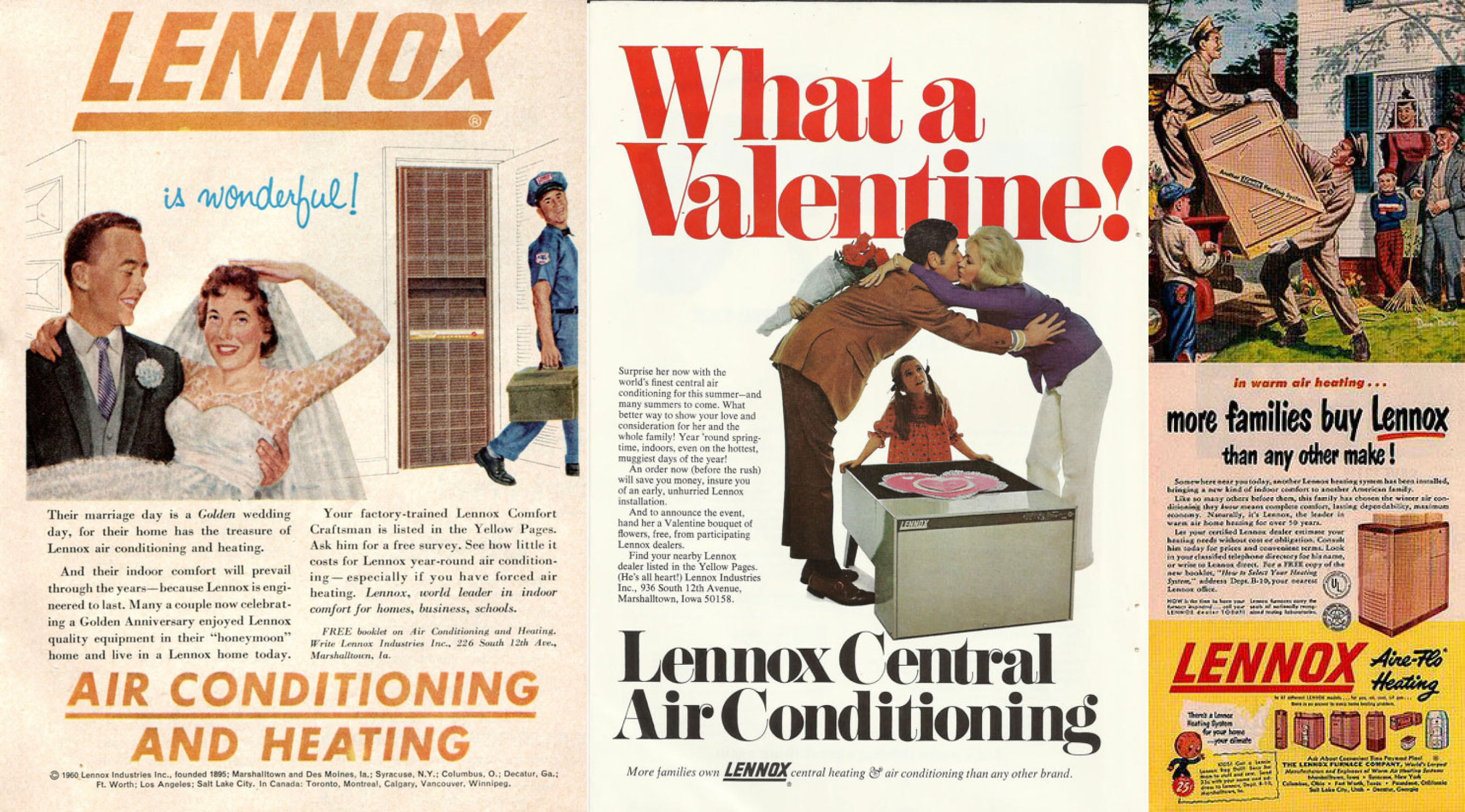 lennox ads vintage